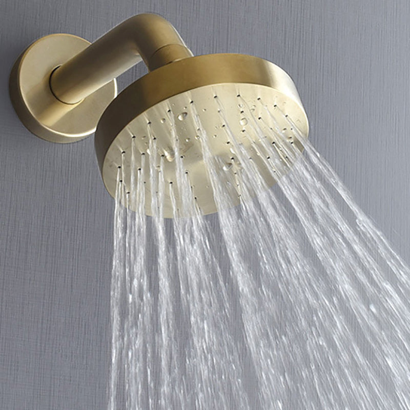 BowLift | Stainless Steel Shower Combination Round Fixed Shower Head with Shower Arm