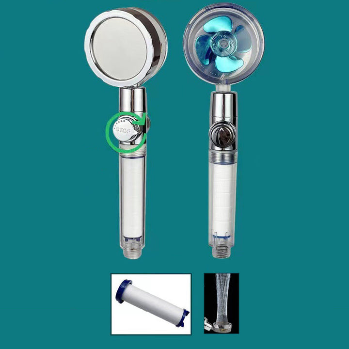 BowLift | Plastic Showerhead Contemporary Handheld Showerhead with Water Filtration