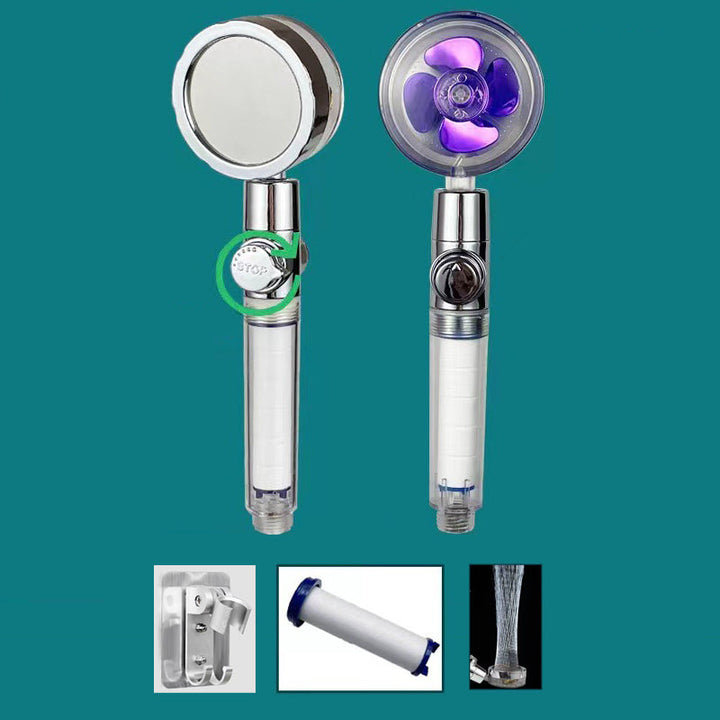 BowLift | Plastic Showerhead Contemporary Handheld Showerhead with Water Filtration