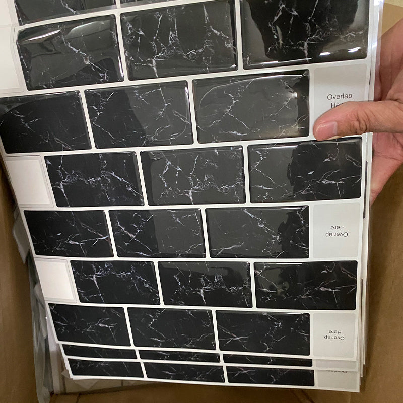 BowLift | Plastic Peel & Stick Subway Tile Modern Easy Peel & Stick Subway Tile