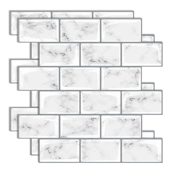 BowLift | Plastic Peel & Stick Subway Tile Modern Easy Peel & Stick Subway Tile