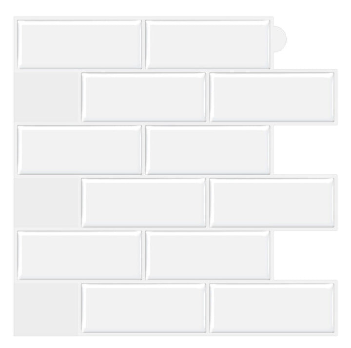 BowLift | Plastic Peel and Stick Tiles Subway Tiles Wallpapers for Kitchen and Bathroom