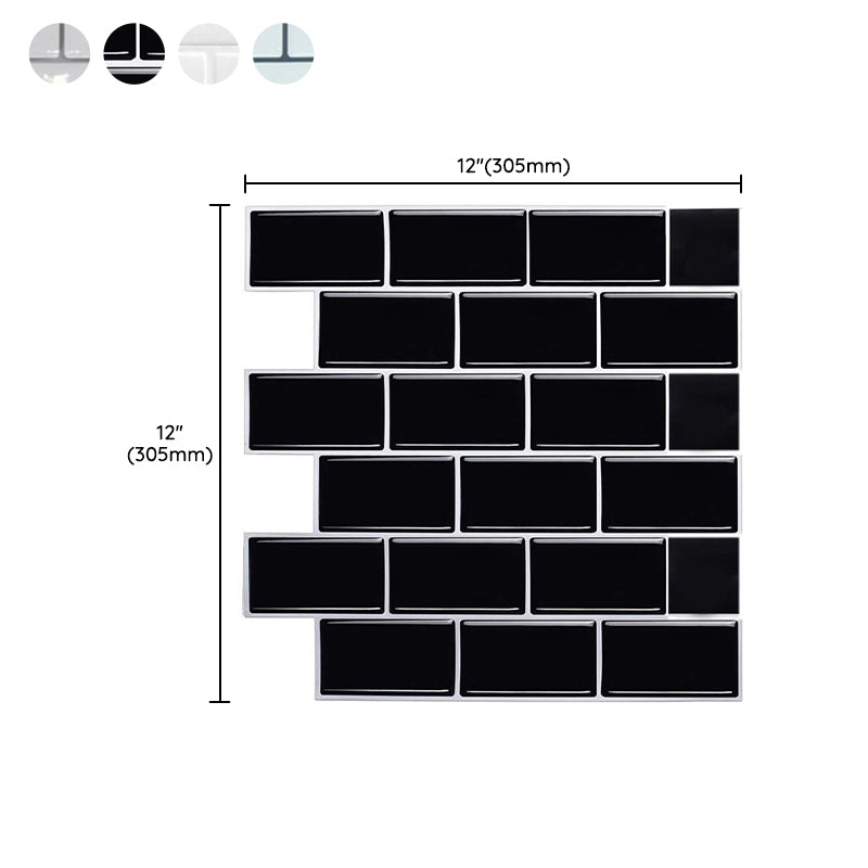 BowLift | PVC Peel-and-Stick Tiles Waterproof Peel-and-Stick Tiles with Square Shape