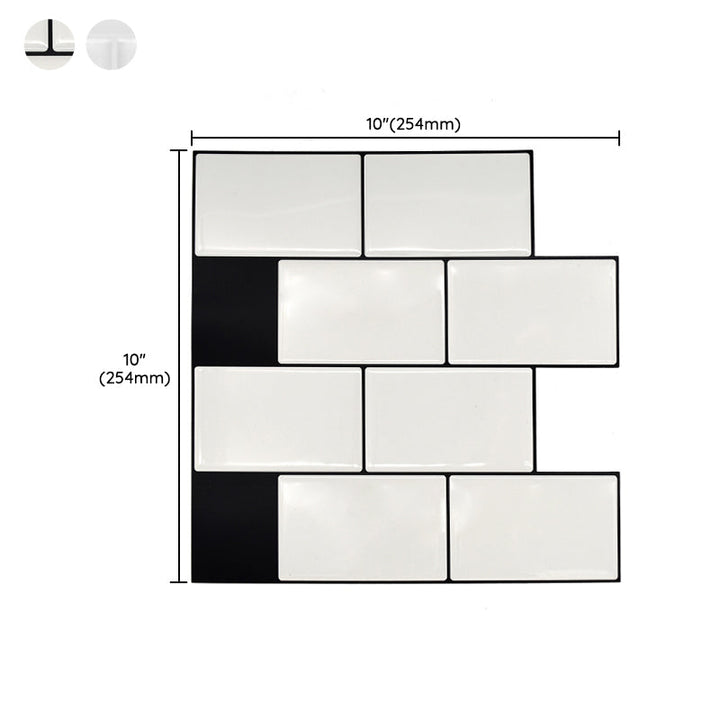 BowLift | PVC Peel-and-Stick Tiles Waterproof Peel-and-Stick Tiles with Square Shape