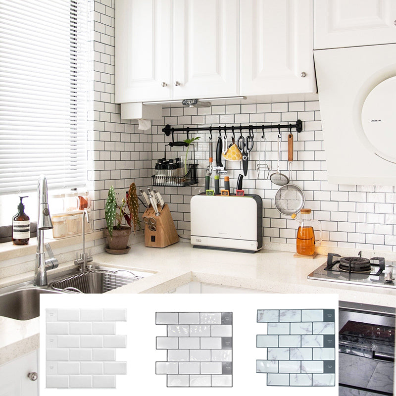 BowLift | PVC Subway Tiles Wall Wallpaper Waterproof Peel and Stick Splashback Tile