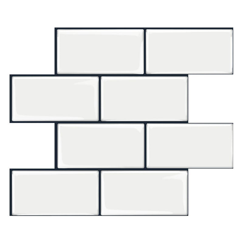 BowLift | PVC Subway Tiles Wall Wallpaper Waterproof Peel and Stick Splashback Tile
