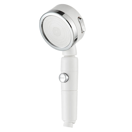 BowLift | Contemporary 3 Jet Shower Head Adjustable Spray Pattern Rotatable Handheld Shower