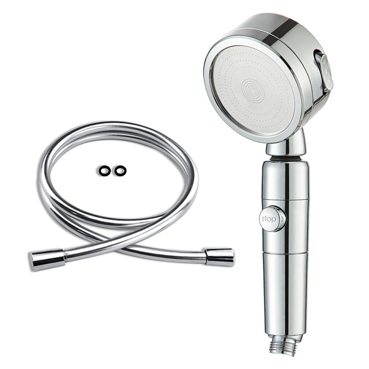 BowLift | Contemporary 3 Beam Shower Head Adjustable Spray Pattern Rotating Hand Shower