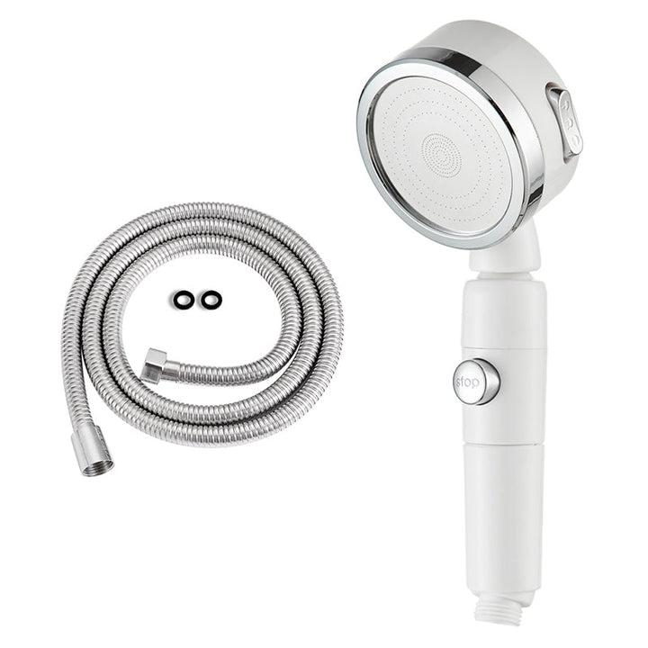 BowLift | Contemporary 3 Beam Shower Head Adjustable Spray Pattern Rotating Hand Shower