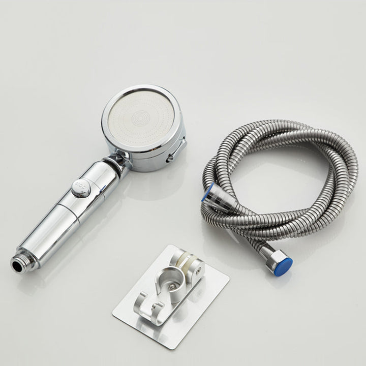 BowLift | Contemporary 3 Jet Shower Head Adjustable Spray Pattern Rotatable Handheld Shower
