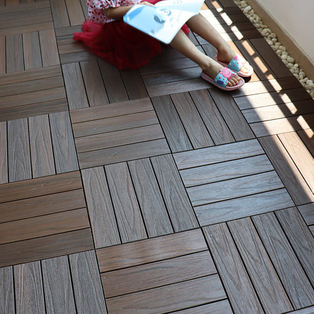 BowLift | Square Click Parquet Tiles Composite Tiles Striped Pattern Tile Set