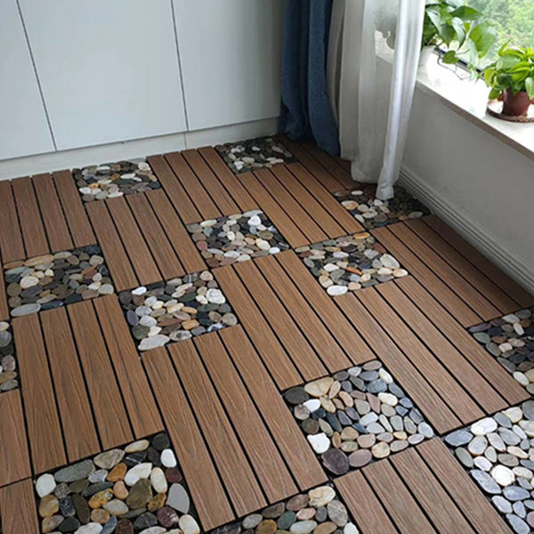 BowLift | Modern Floor Tiles Outdoor Waterproof Rectangular Wood Decking