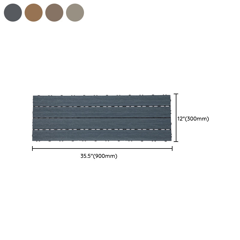 BowLift | Modern Floor Tiles Outdoor Waterproof Rectangular Wood Decking