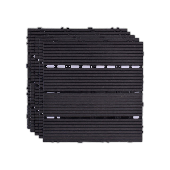 BowLift | 11 Pack 12" X 12" Square Deck/Patio Tiles Snap Fit for Outdoor Patio Tiles