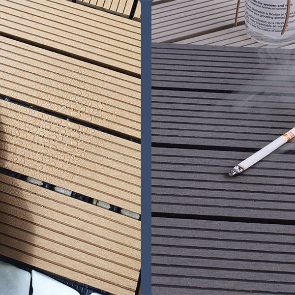 BowLift | 11 Pack 12" X 12" Square Deck/Patio Tiles Snap Fit for Outdoor Patio Tiles