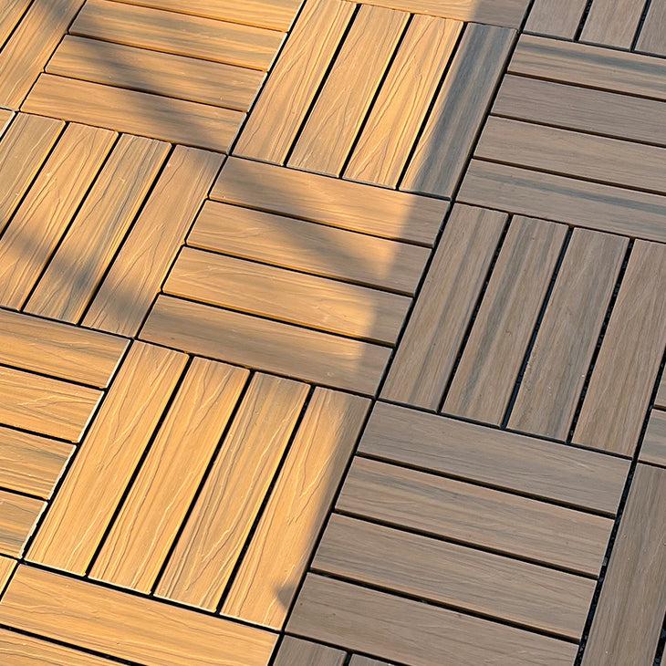 BowLift | Square Click Paver Tiles Striped Pattern Tiles