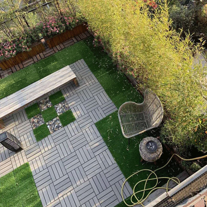 BowLift | Square Click Paver Tiles Striped Pattern Tiles
