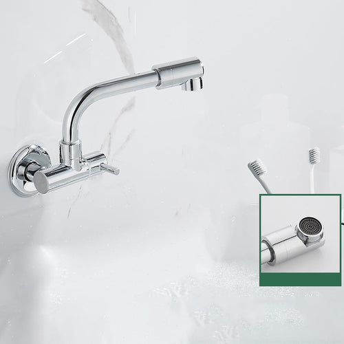 BowLift | Wall-mounted metal bathtub filler with low arc waterfall bathtub faucet