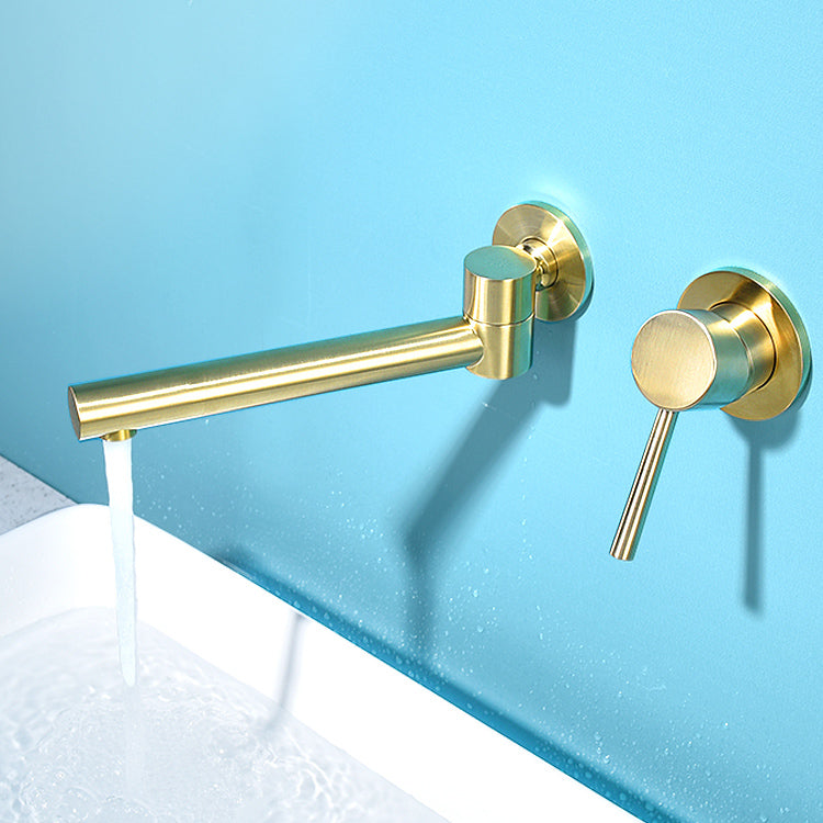 BowLift | Contemporary Wall-Mounted Single-Hand Kitchen Faucet Low Arc Water Filler