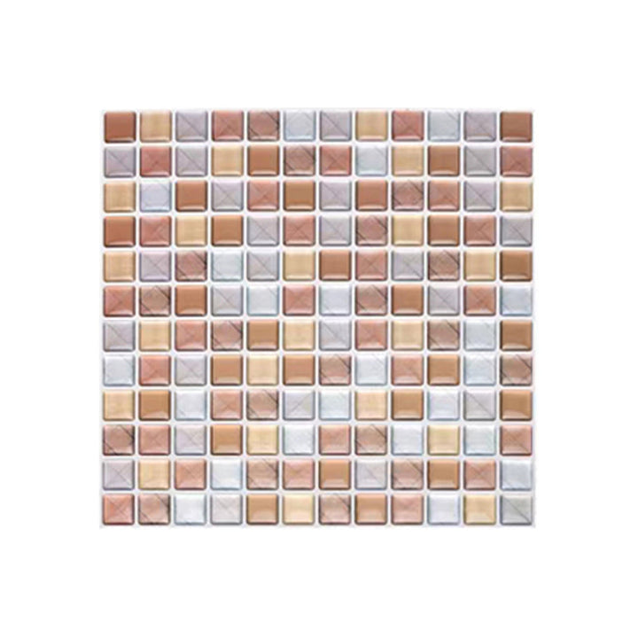 BowLift | Plastic Peel & Stick Mosaic Tile Waterproof Peel & Stick Mosaic Tile with Square Shape