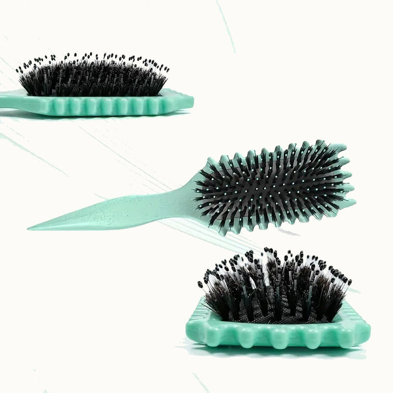 BowLift | CurlDefine | Anti-Frizz Detangling Brush for Curly Hair