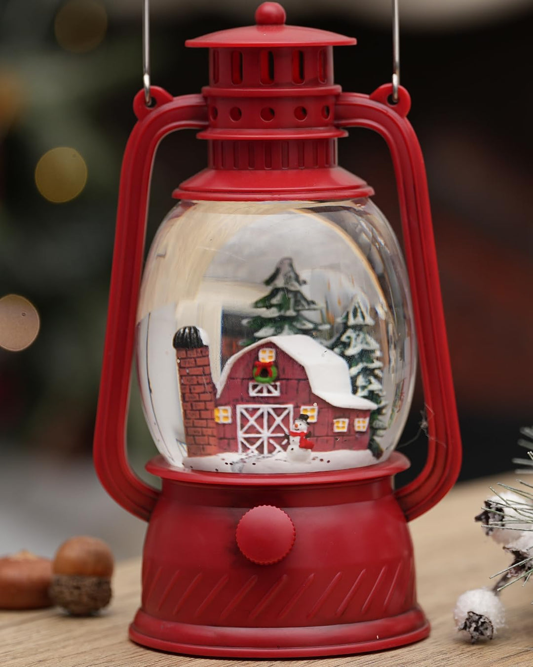 BowLift | Autumn Gloss Decorative Lamp with Pumpkins – Warm LED Light and 6-Hour Timer
