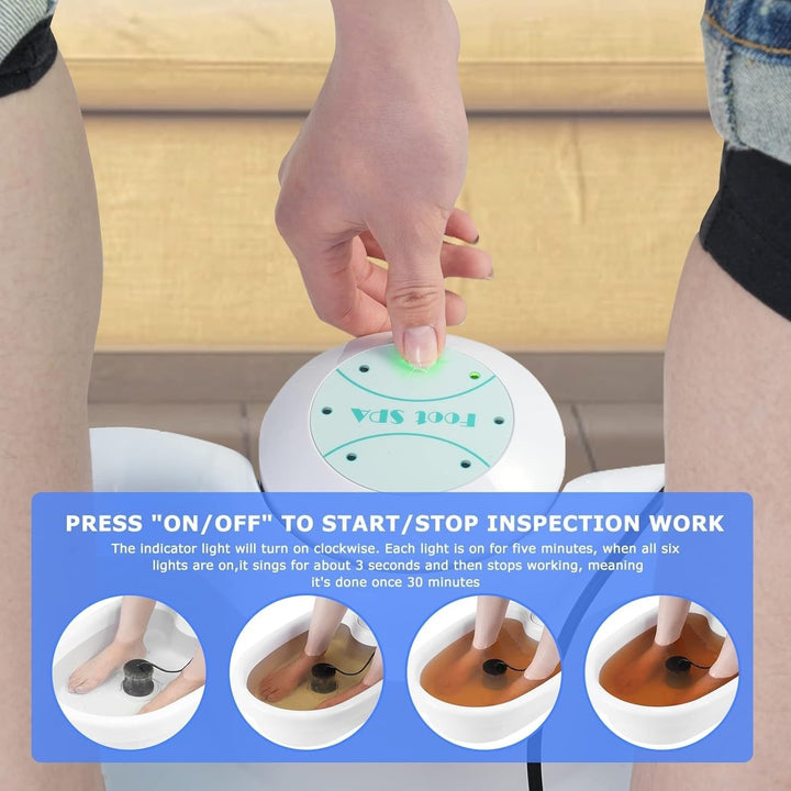 BowLift | Ionic Detox Foot Spa | Professional-Grade, Energy Boosting & Deep Cleanse for Home Use