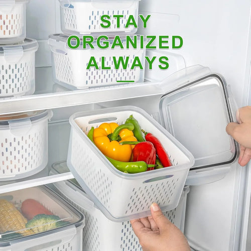 BowLift | 5-piece Large Food Storage Set with Lids – Freshness Keeping and Practical