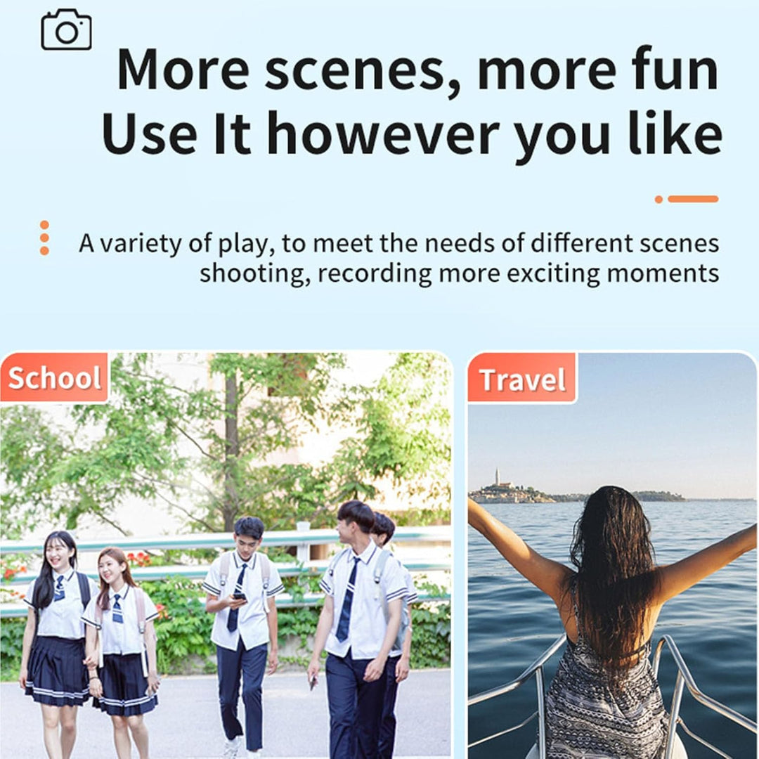 BowLift | Mini Digital Camera 1080P Colour Screen and 100-Minute Battery – Lurevo (1+1 FREE)