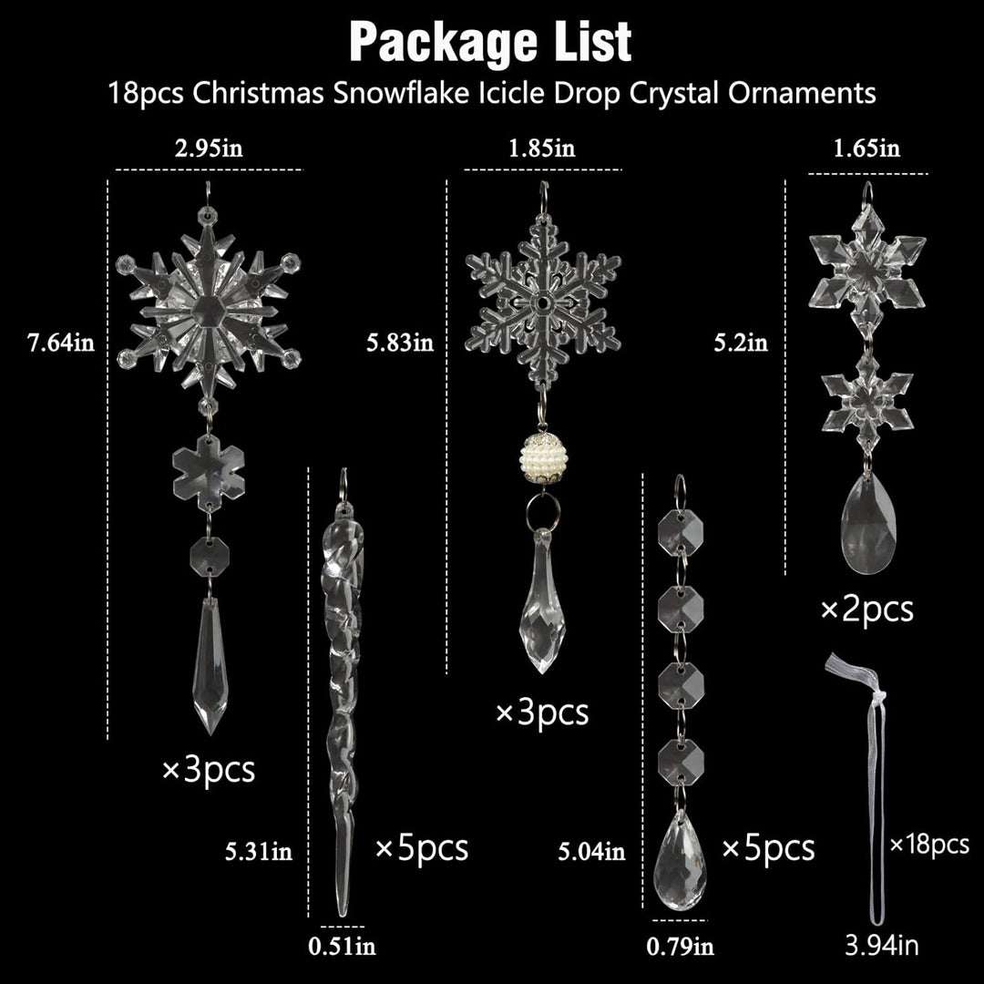 BowLift | Crystal Christmas Ornaments Set - ShineBright