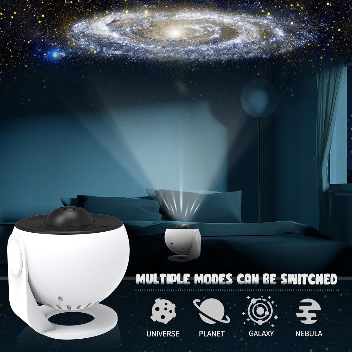 BowLift | 360° Planetarium Projector | Improved Relaxation and Stress Relief