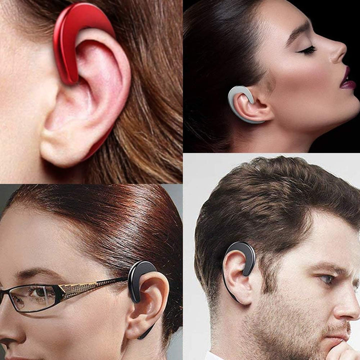 BowLift | Wireless Tiny Bluetooth Ear Hook Headphones - Noise Cancelling & Open Ear Design