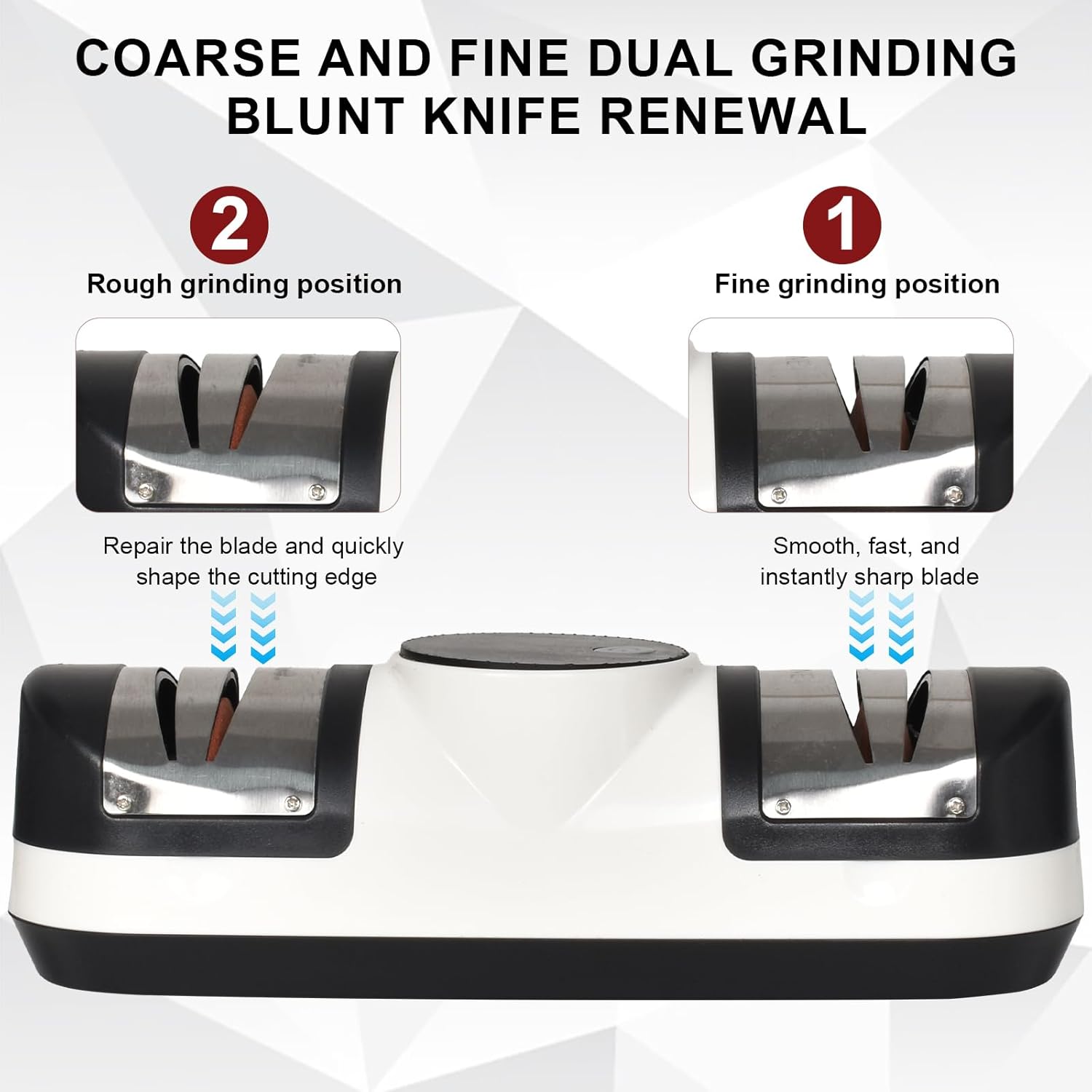 BowLift | Electric Knife Sharpener with 3 Speeds & LED Display – EdgeMaster