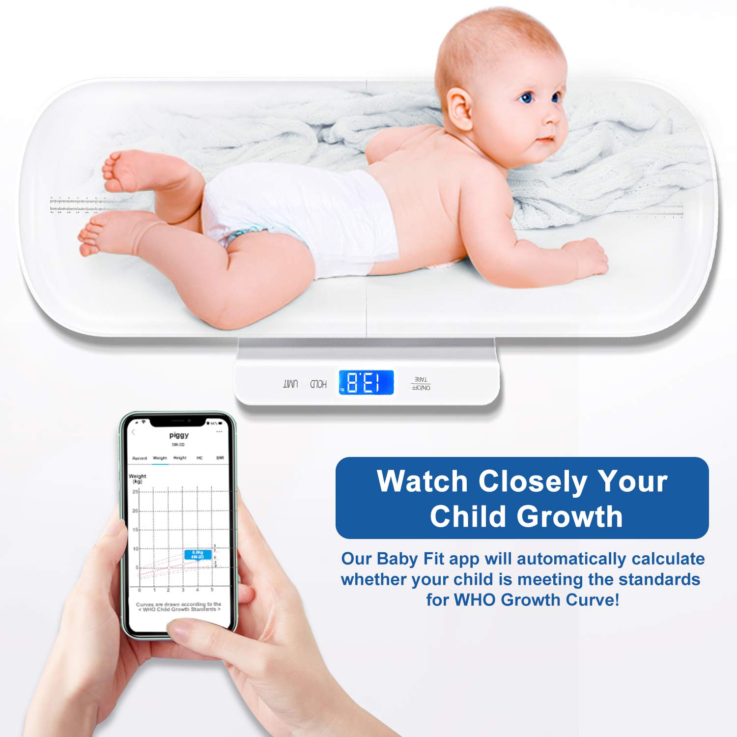 BowLift | Baby Weighing Scale with Digital Display