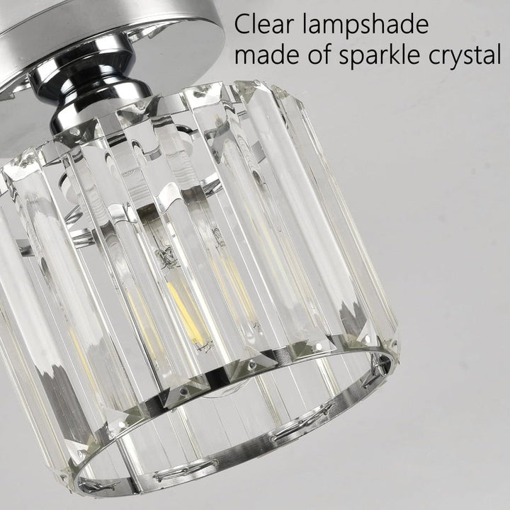 BowLift | Ceiling Light Crystal Flush Mount Modern Fixture
