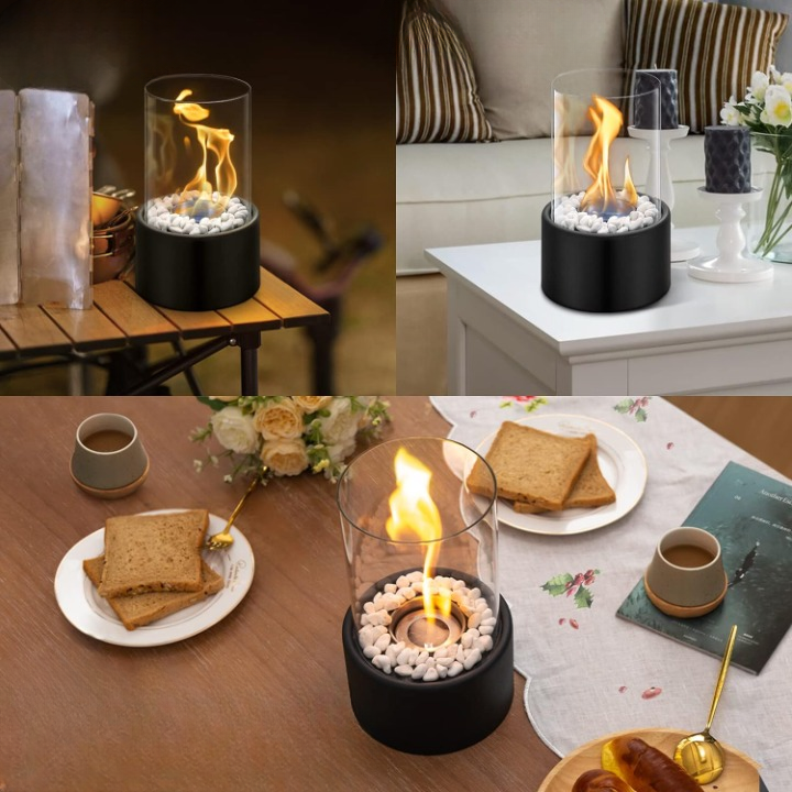 BowLift | Portable fire bowl for a cozy atmosphere | Elegant & modern table fire bowl - Shakti
