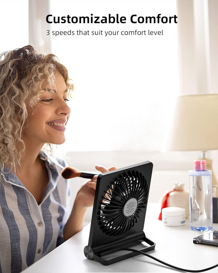 Strong Wind Ultra Quiet Small Table Fan Bowlift