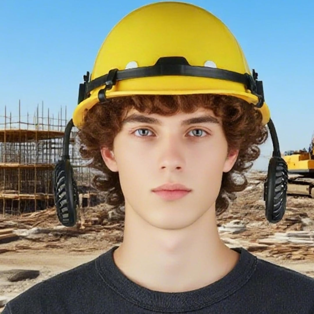 BowLift | Ventilated Construction Helmet with Adjustable Cooling Fan – Biniveil