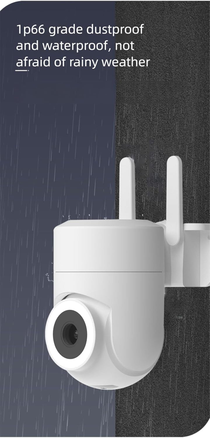BowLift | Outdoor & Indoor Security Camera 2K 355° View with Night Vision