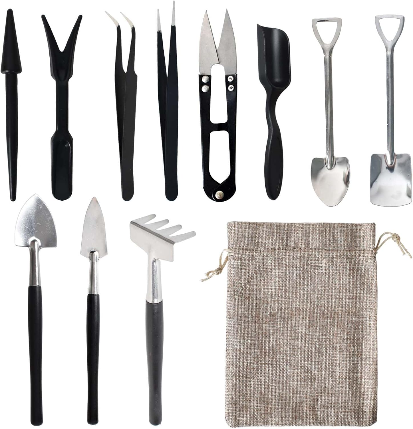 BowLift | 12-in-1 Succulent Tools Set with Storage Bag for Indoor Gardening