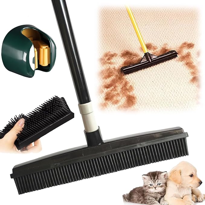 BowLift | Fur-free Pet Hair Remover Brush | Versatile & Scratch-free | 100% Natural Rubber