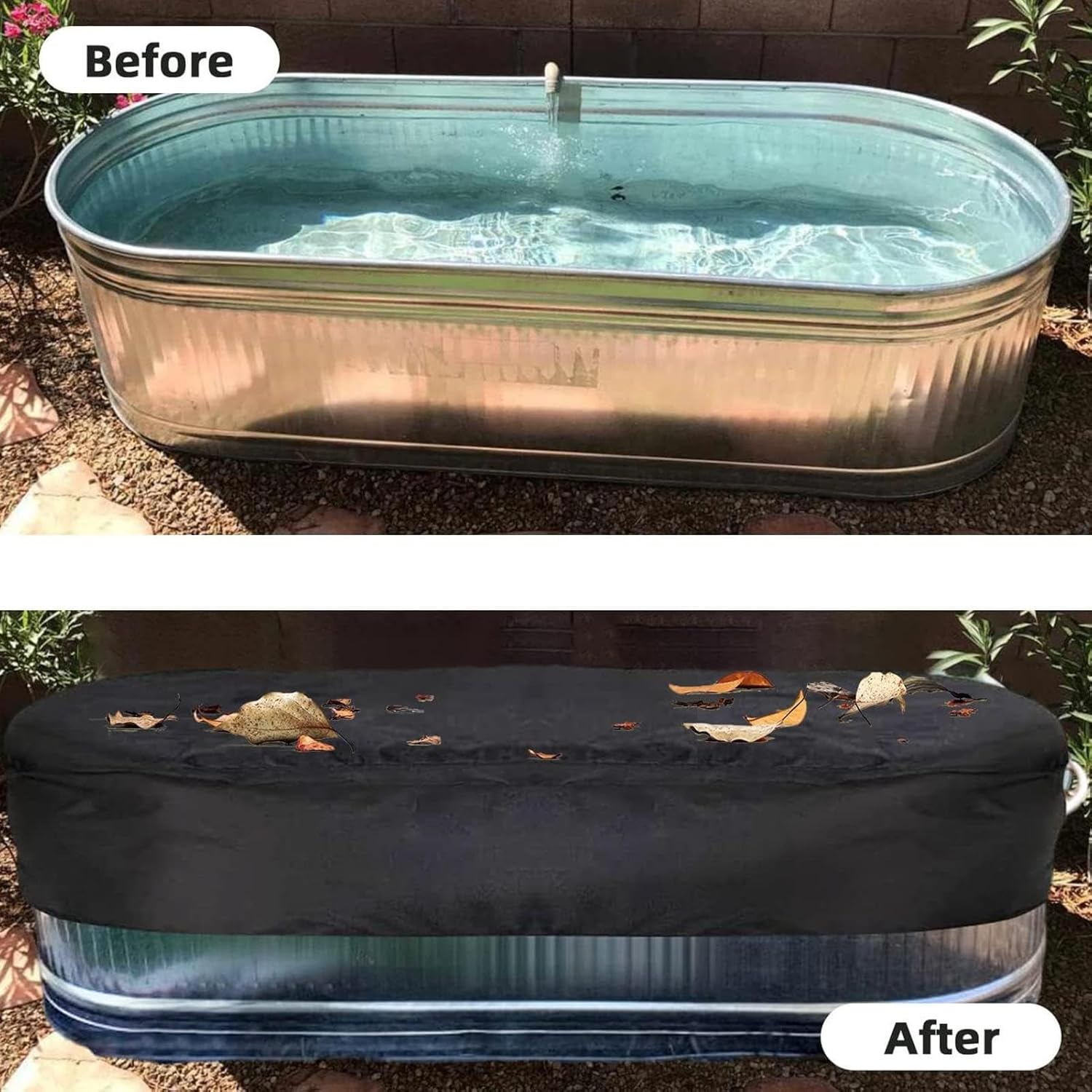 BowLift | Ice Bath Tank Cover – Waterproof UV-Resistant Rip-Proof Protective Lid – Novyra