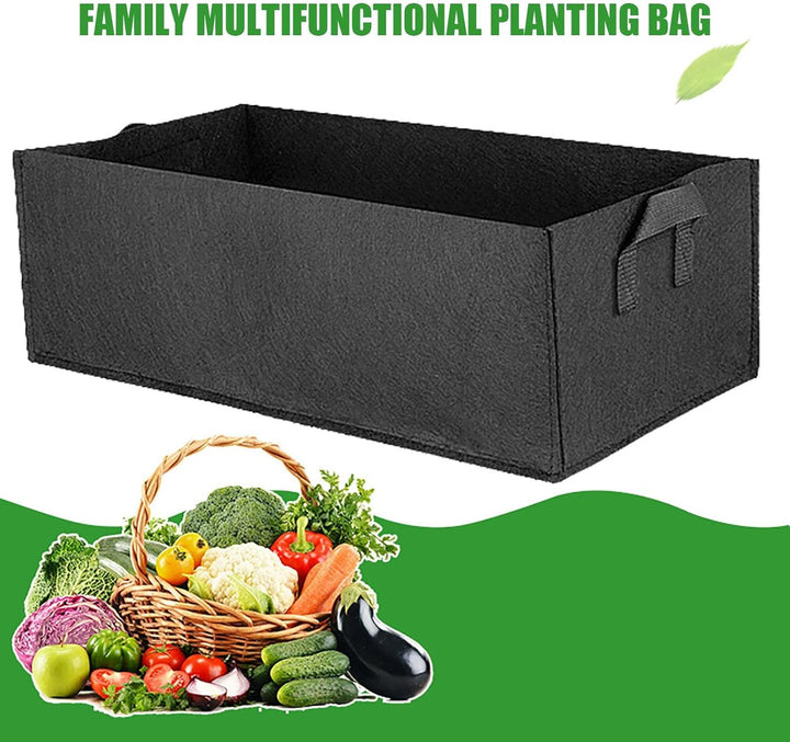 BowLift | Foldable storage box made of felt for plants with handles