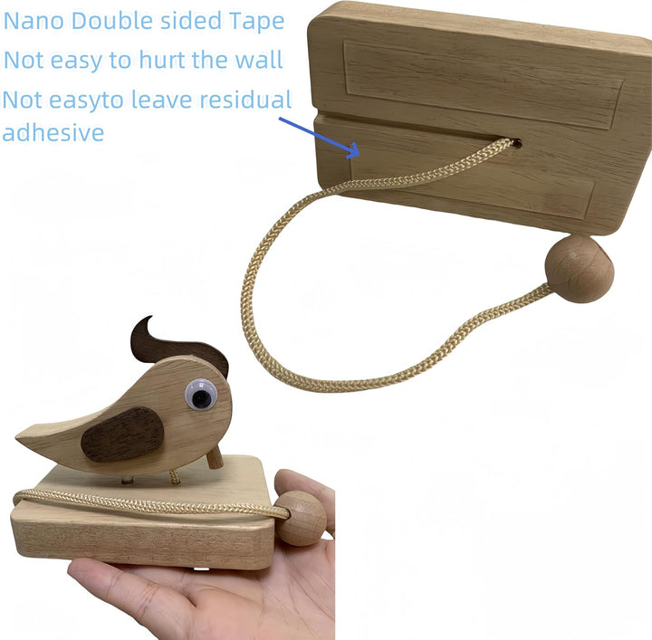 BowLift | Handcrafted Wooden Woodpecker Door Knocker