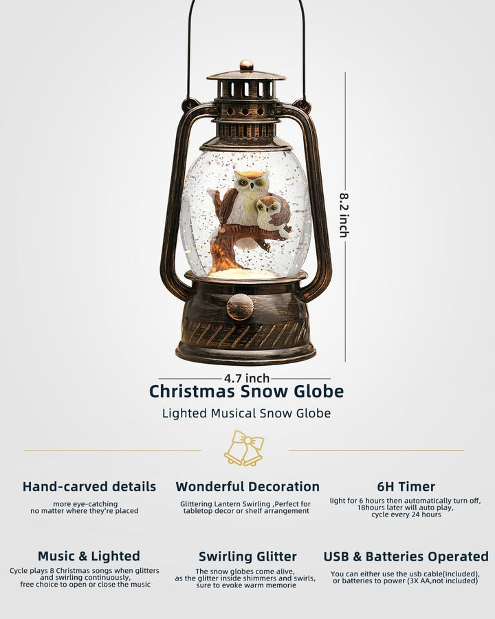 BowLift | Autumn Gloss Decorative Lamp with Pumpkins – Warm LED Light and 6-Hour Timer