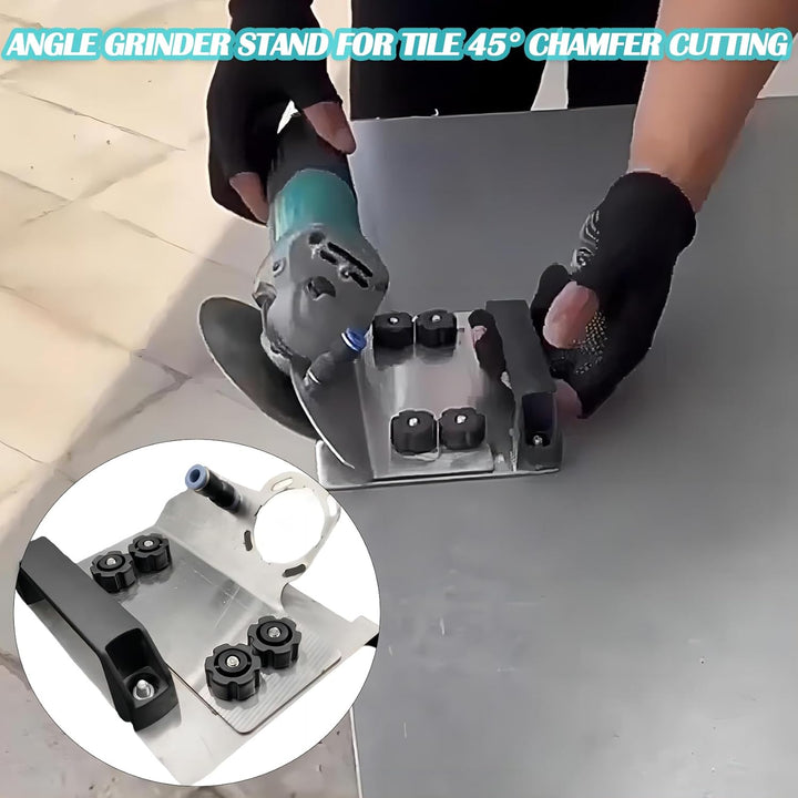 BowLift | Tile Chamfering Guide Tool | Precision 45° Cutting | Durable Metal Construction