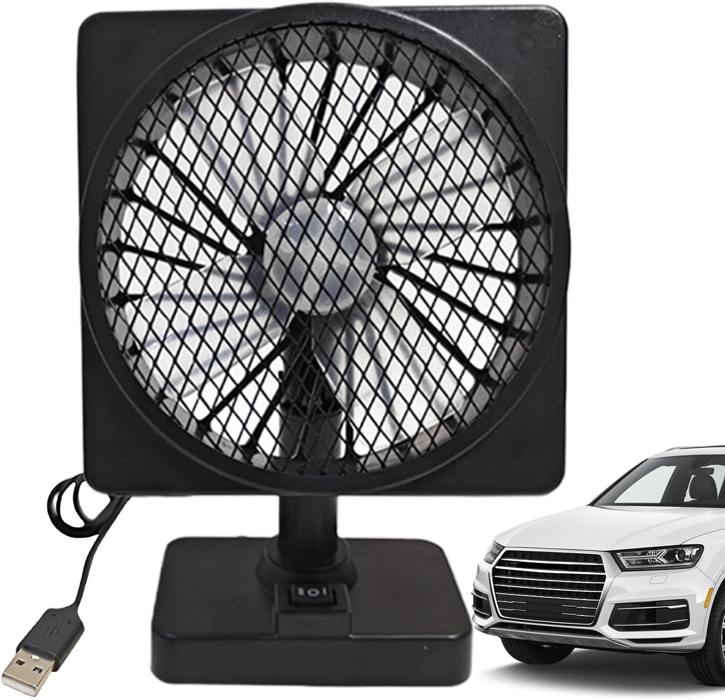 BowLift | 12V USB Air Circulator Car AC Cooling Fan with 360° Rotation (1+1 FREE) – Aurovent