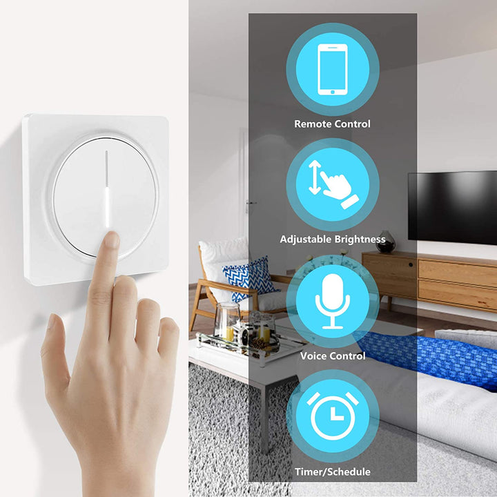 Smart Dimmer Dimmer Switch Touch with Remote Control | Bowlift