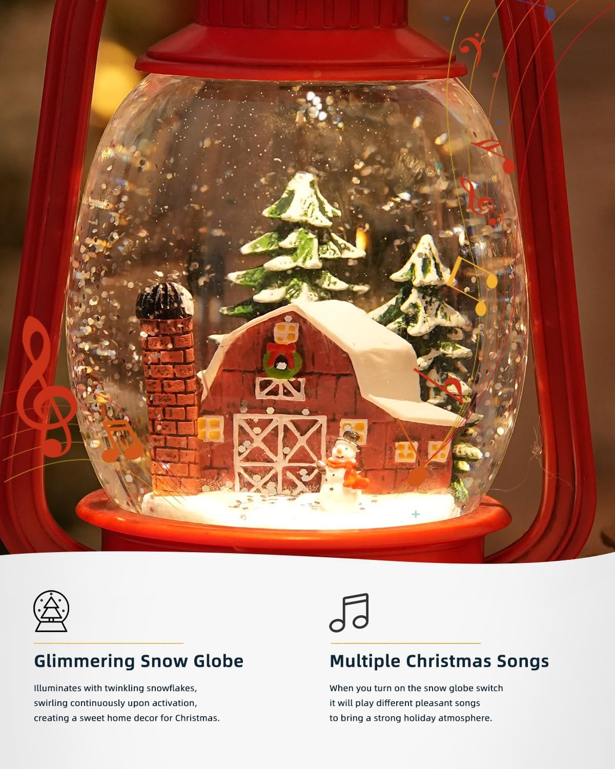 BowLift | Autumn Gloss Decorative Lamp with Pumpkins – Warm LED Light and 6-Hour Timer