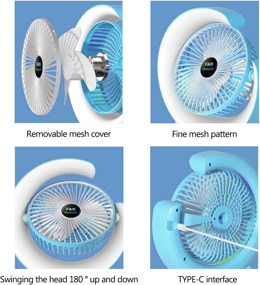 Multifunctional Colorful desktop small fan | Bowlift